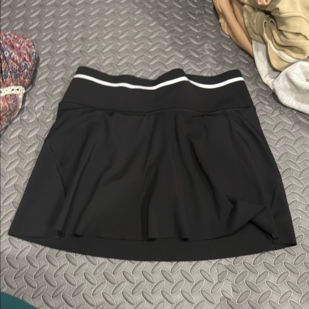 Athleta black tennis skort